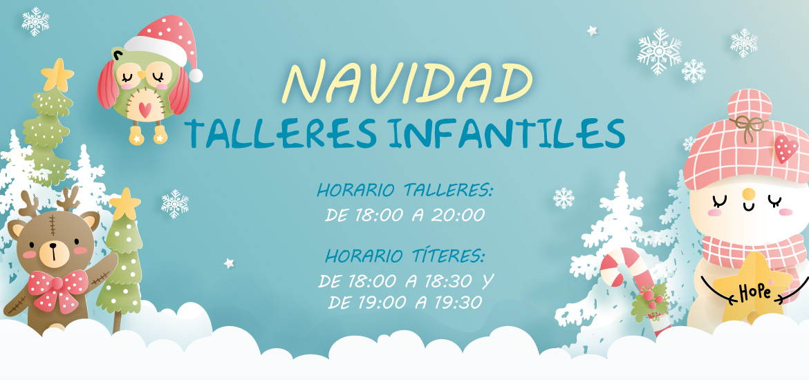 Talleres infantiles de Navidad de CC Rosaleda