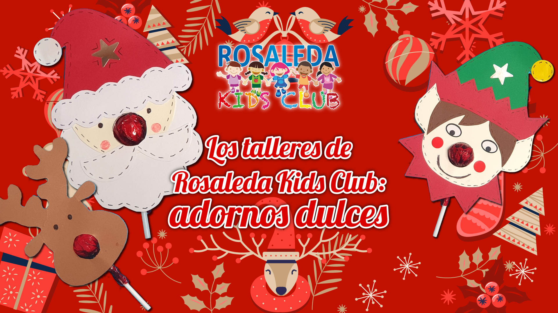 Los talleres de Rosaleda Kids Club: adornos dulces