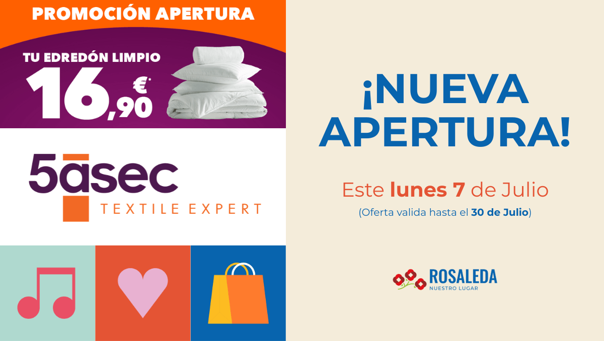 apertura 5 asec rosaleda