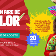 taller para pintar tu abanico rosaleda