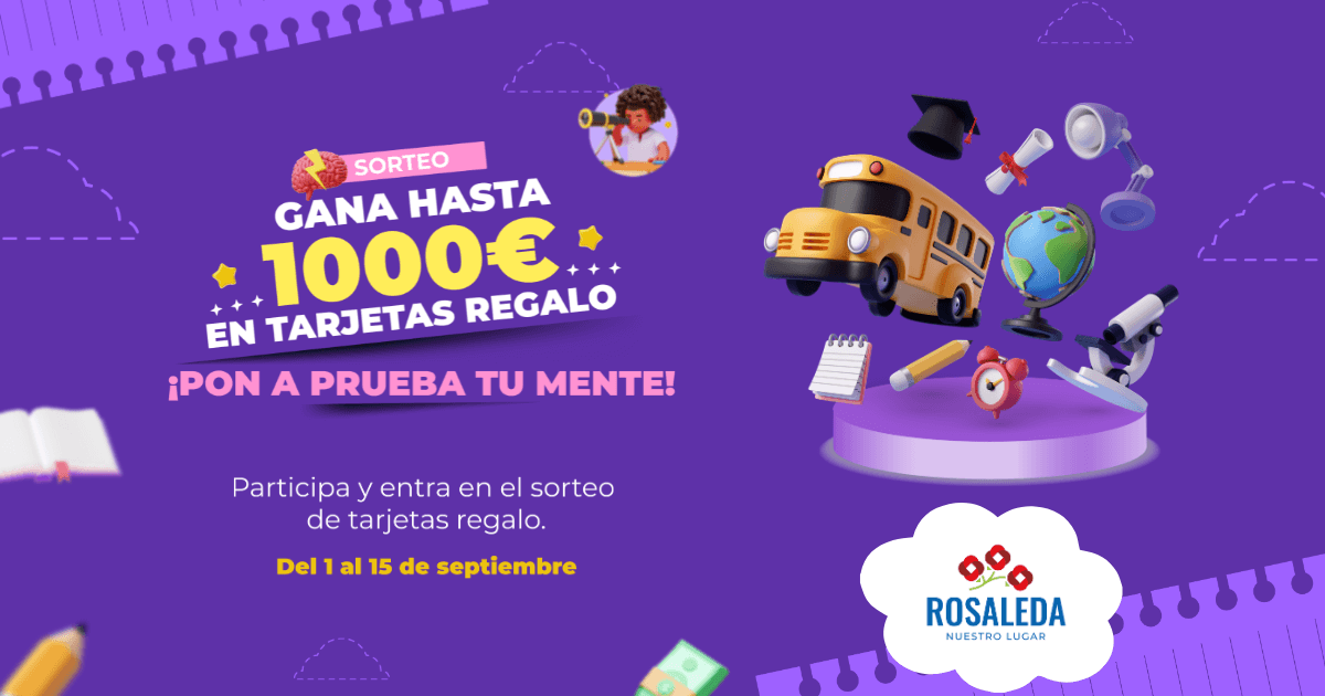 regalo vuelta al cole rosaleda