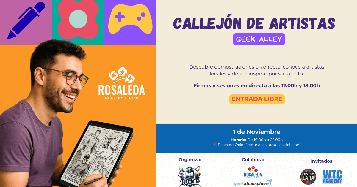 callejon artistas geek alley