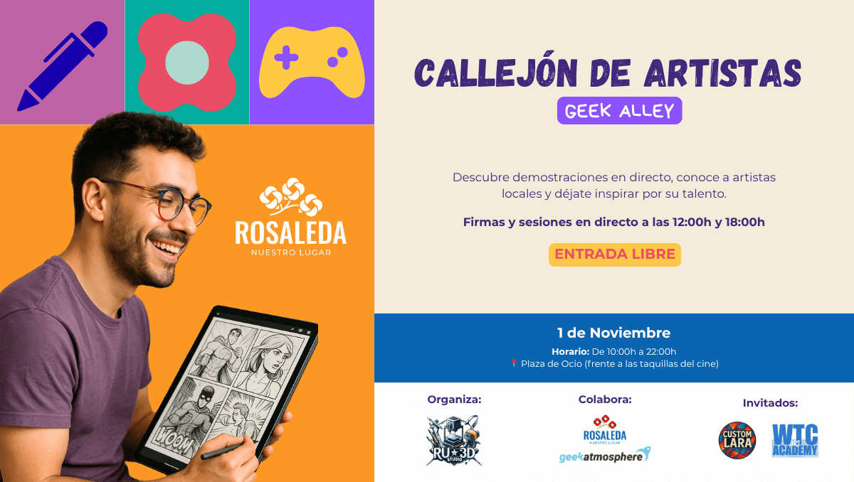 callejon artistas geek alley