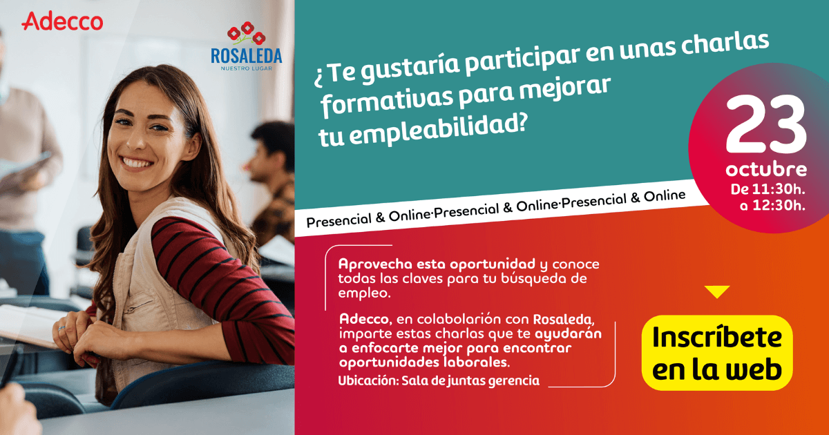 taller adecco rosaleda
