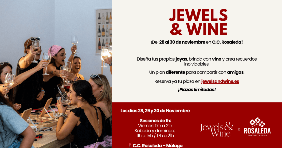 jewels and wine rosaleda