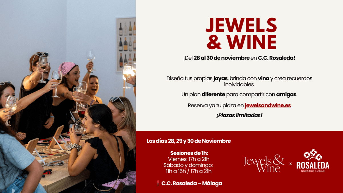 jewels and wine rosaleda