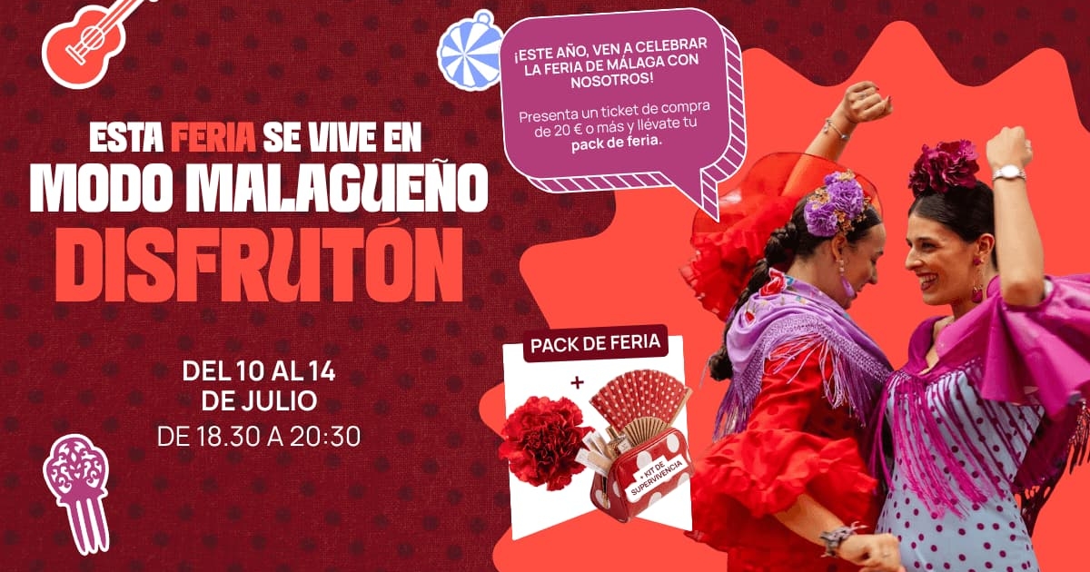 feria de málaga verano disfrutón rosaleda