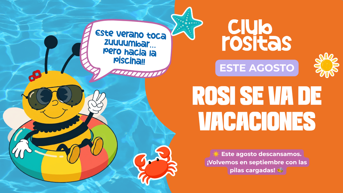 rosi se va de vacaciones en agosto.