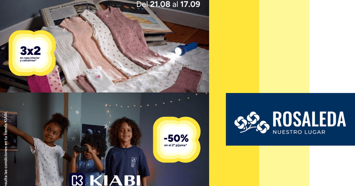 Descuentos especiales para la vuelta al cole en Rosaleda.