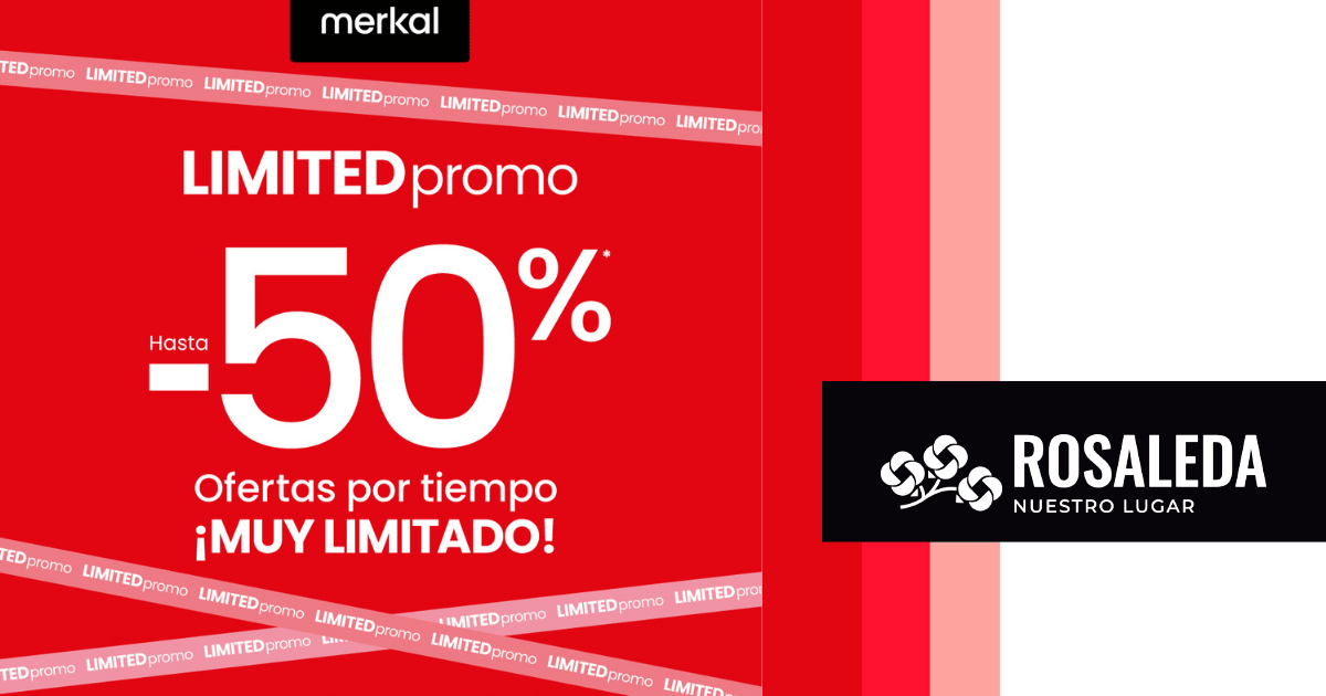 Tus favoritos con un hasta 50% en merkal