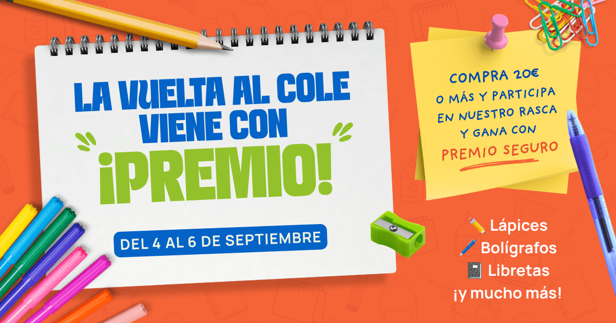 Rosaleda anima la vuelta al cole con su rasca y gana.