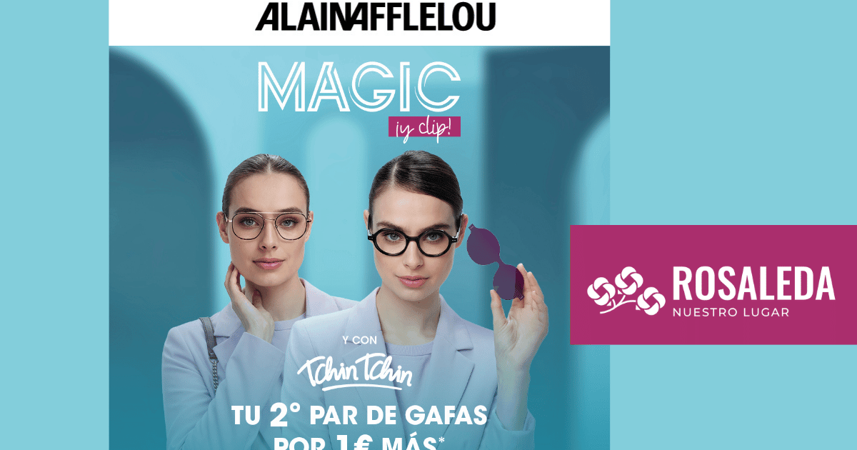 Aprovecha y consigue tu 2º par de gafas por 1€.