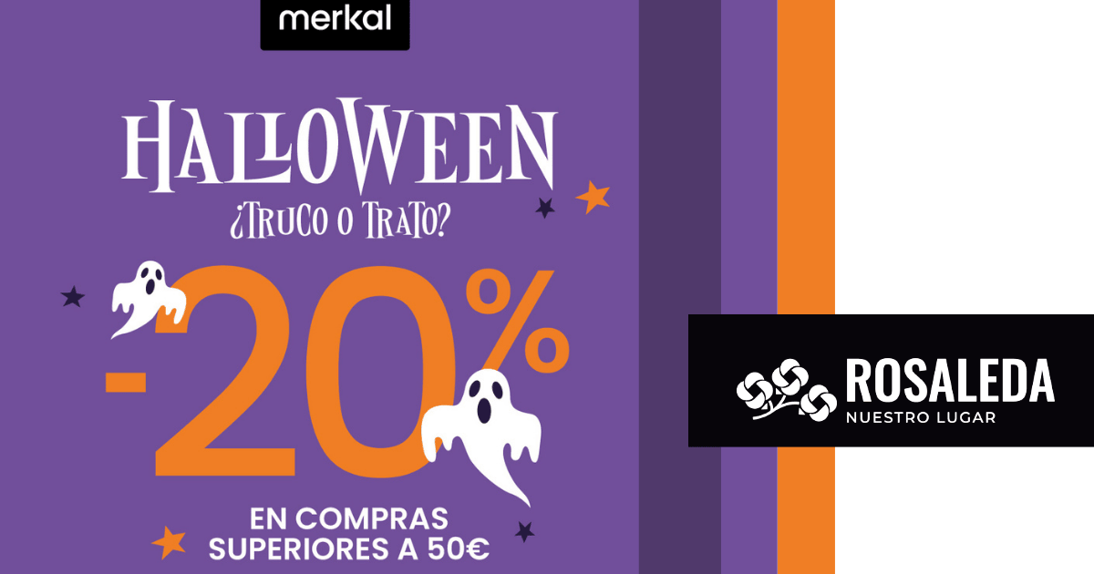 Oferta especial en merkal para celebrar halloween